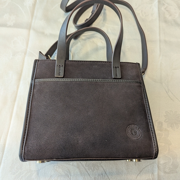 Desire Collection Brown Suede Tote Bag - Picture 2 of 4